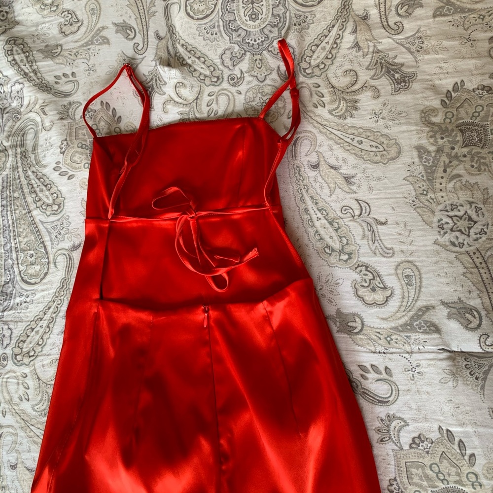 Sexy Red Slip Dress